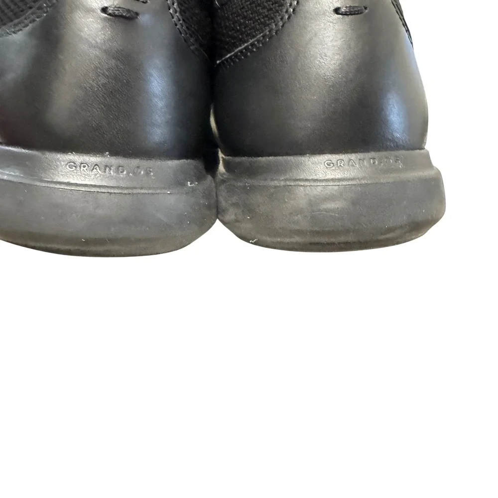 Cole Haan Grand Plus Essex Distance Knit Oxford Black Casual Sneaker Mens 10.5‎